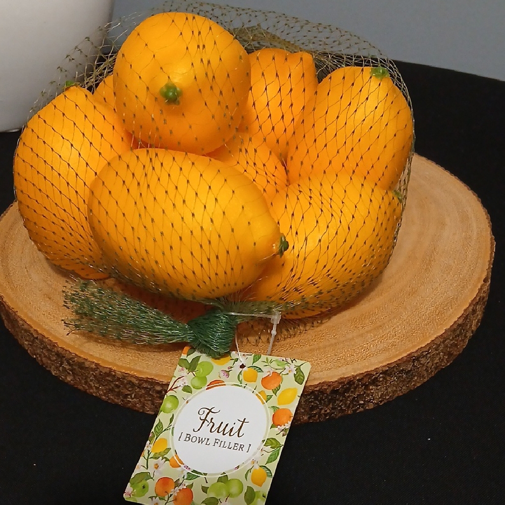 Artificial Lemons Bowl Filler NWT - Picture 3 of 3